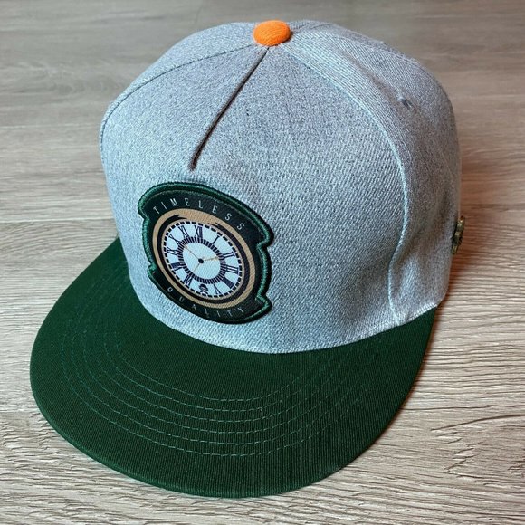 Cayler & Sons TIMELESS QUALITY SnapBack Hat w Pin. Embroidered Patch Watch Clock - Picture 1 of 4